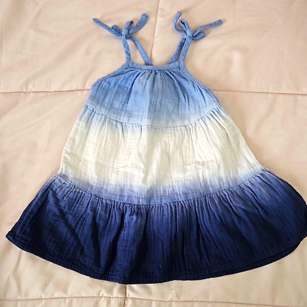 Muslin ombre dress